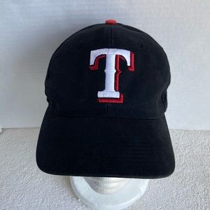 Black Texas Rangers Baseball Snapback Hat